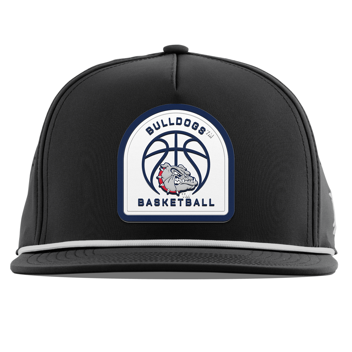 Gonzaga University "Gonzaga Basketball" Flat 5 Panel Rope Black