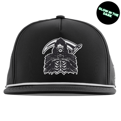 Grim Reaper Glow Flat 5 Panel Rope Black