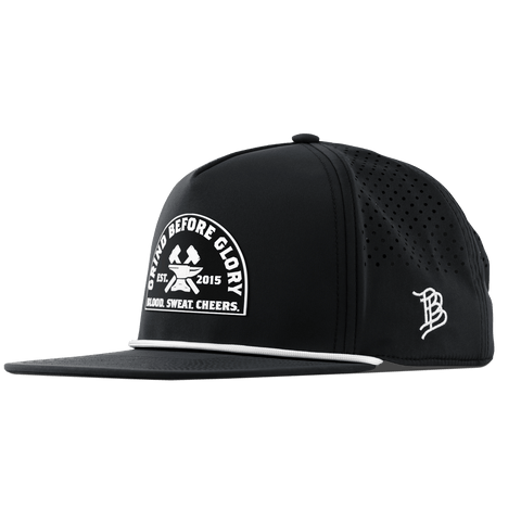 Grind Before Glory Flat 5 Panel Rope Black