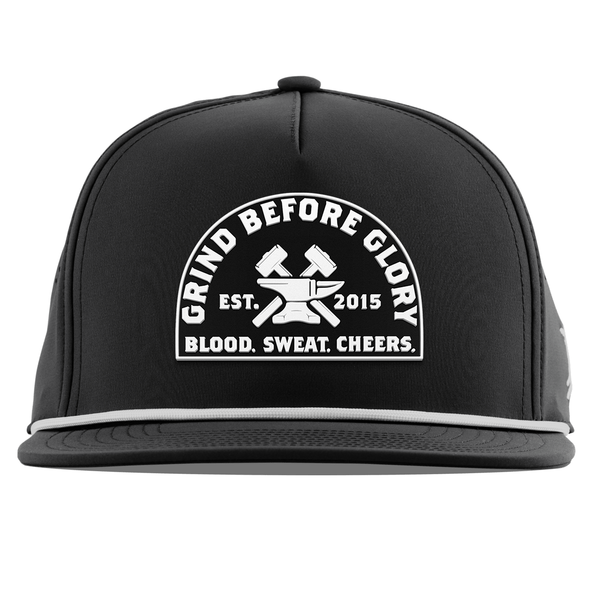 Grind Before Glory Flat 5 Panel Rope Black