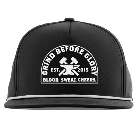 Grind Before Glory Flat 5 Panel Rope Black