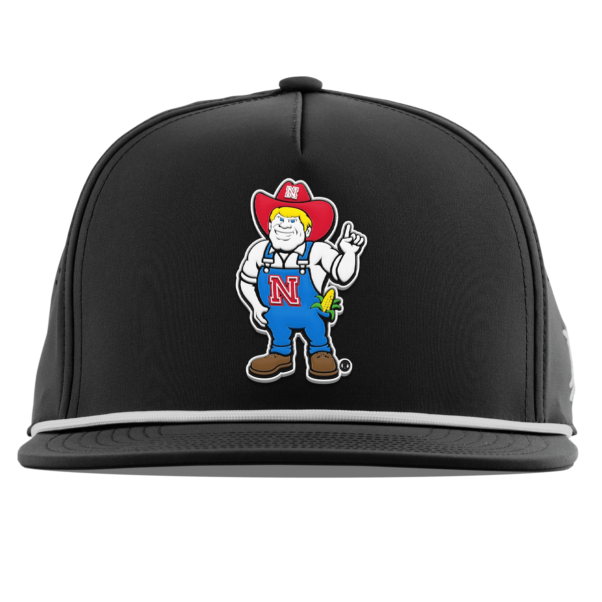 University of Nebraska "Herbie" Flat 5 Panel Rope Black