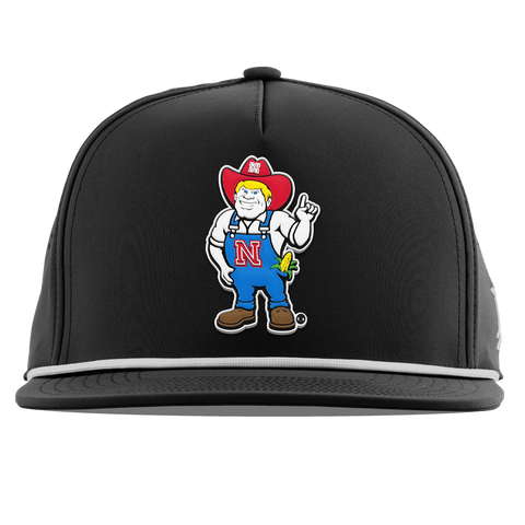 University of Nebraska "Herbie" Flat 5 Panel Rope Black