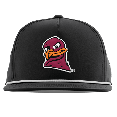 Virginia Tech University "HokieBird" Flat  5 Panel Rope Black