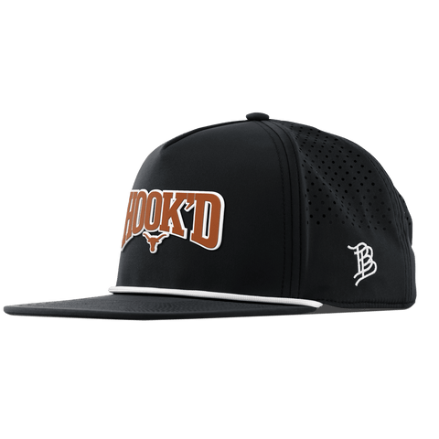 University of Texas "Hook'D" Flat 5 Panel Rope Black