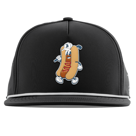 Hot Dog Buddy Flat 5 Panel Rope Black