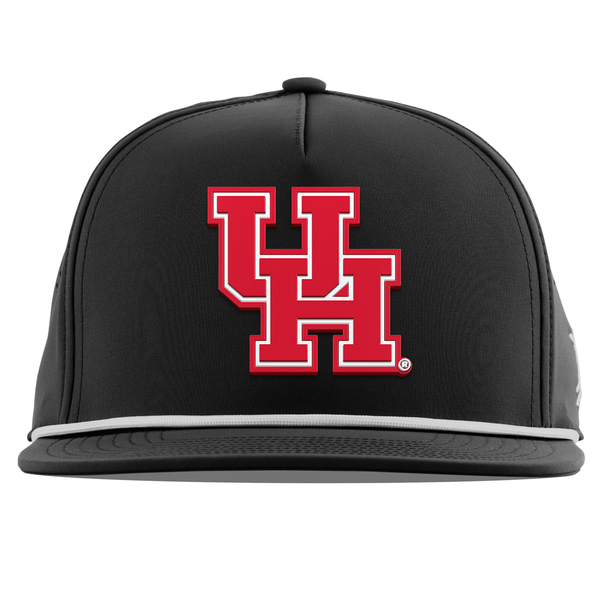 University of Houston "Houston Block" Flat 5 Panel Rope Black