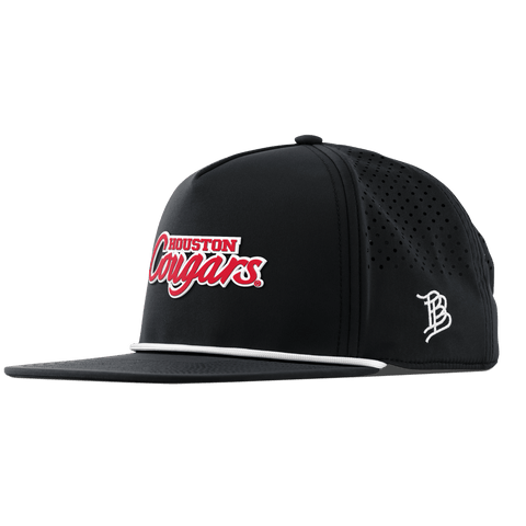 University of Houston "Houston Cougars" Flat 5 Panel Rope Black