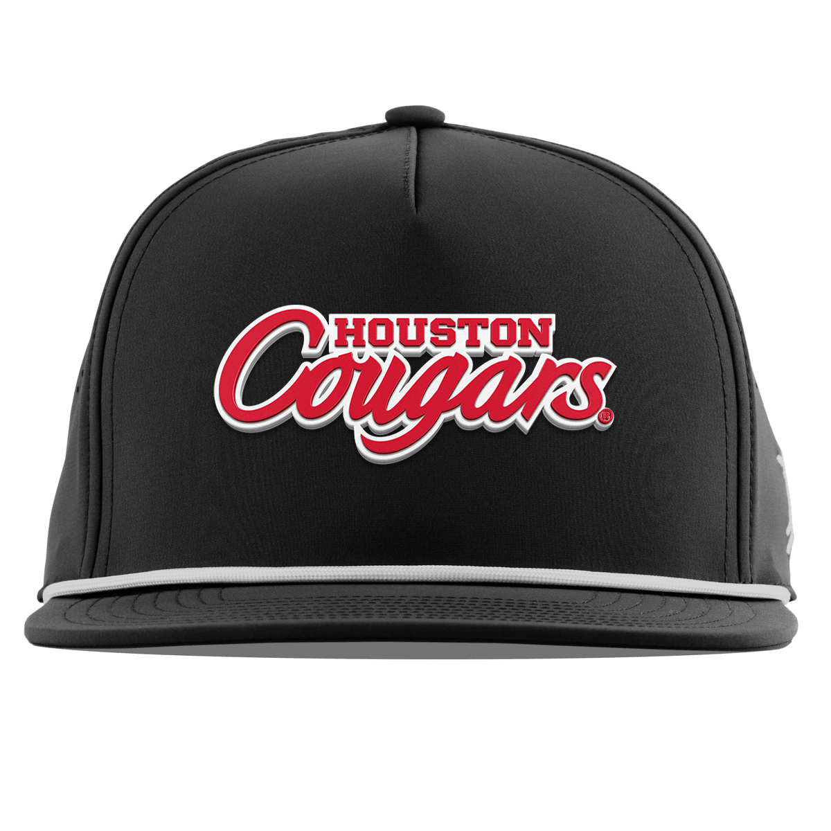 University of Houston "Houston Cougars" Flat 5 Panel Rope Black