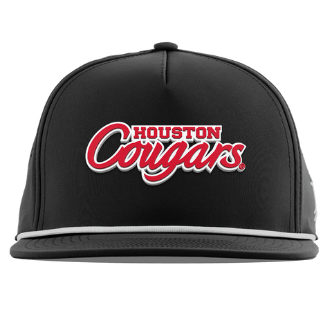 University of Houston "Houston Cougars" Flat 5 Panel Rope Black