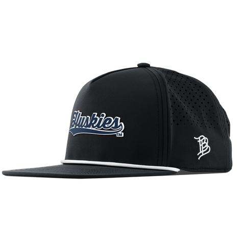 University of Connecticut "Huskies Script" Flat 5 Panel Rope Black