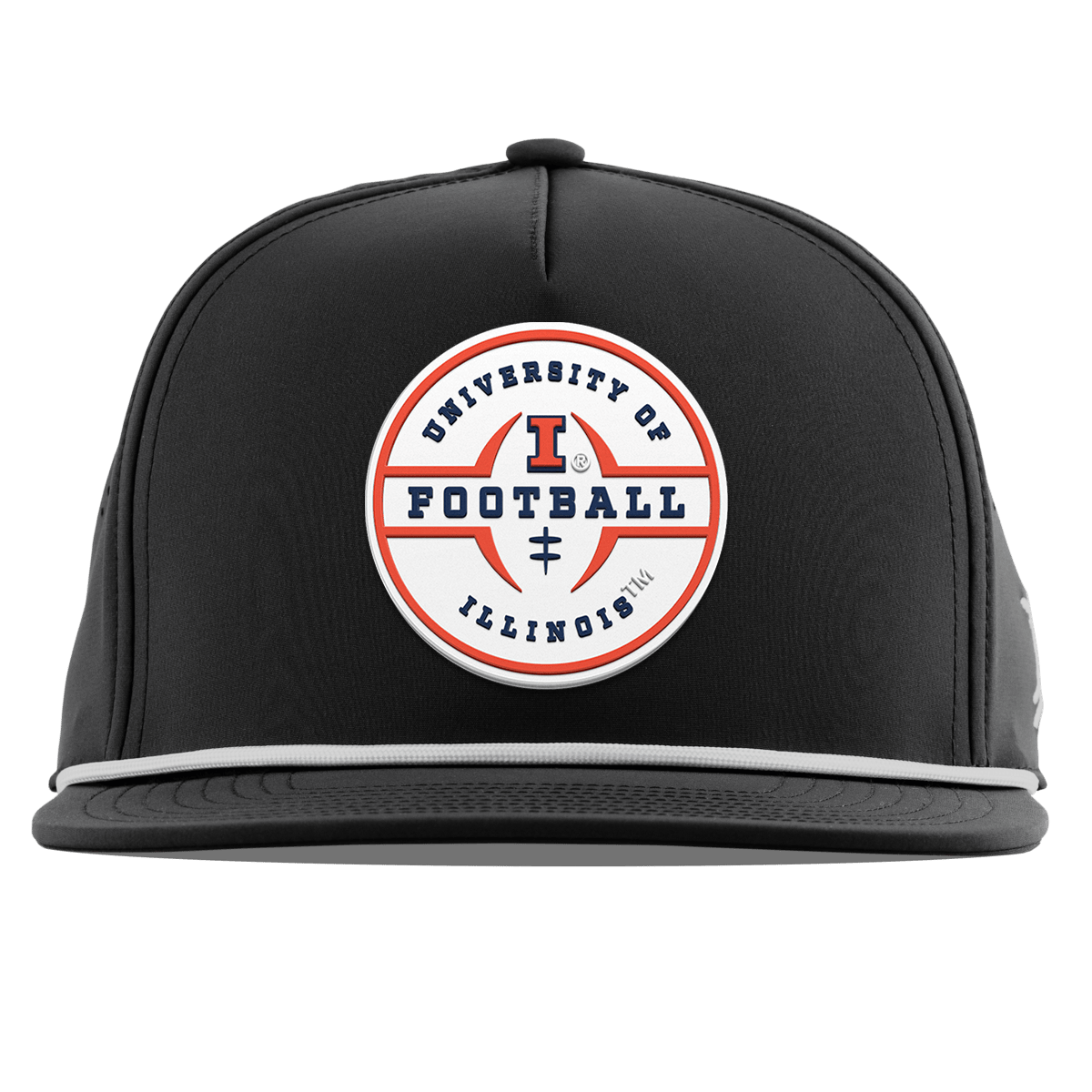 University of Illinois "Illinois Football Legacy" Flat 5 Panel Rope Black
