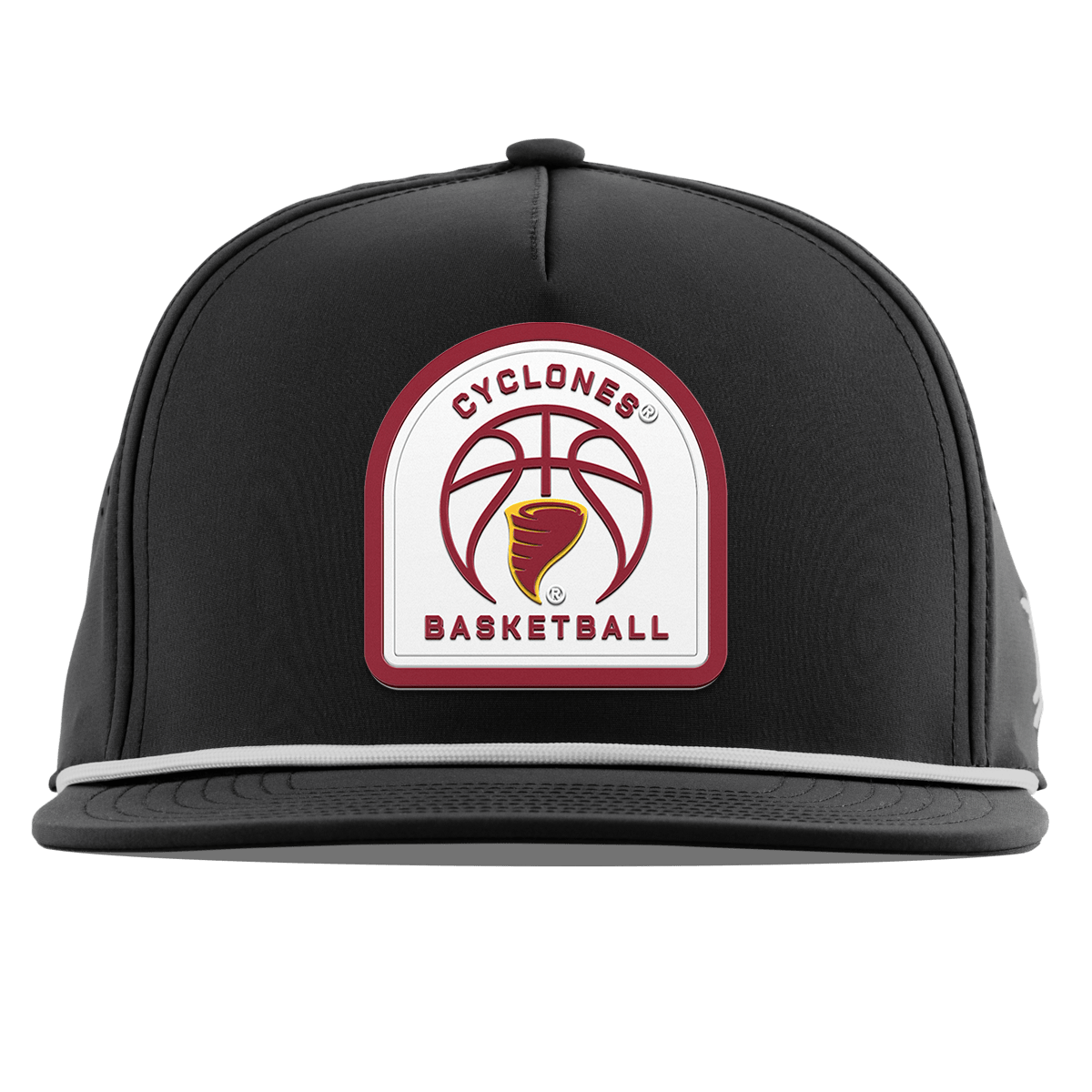 Iowa State University "Iowa State Basketball" Flat 5 Panel Rope Black