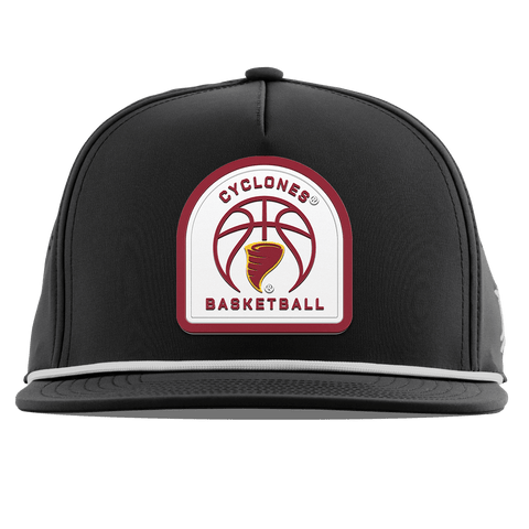 Iowa State University "Iowa State Basketball" Flat 5 Panel Rope Black
