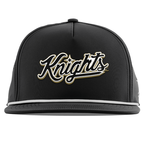 University of Central Florida "Knights Script" Flat 5 Panel Rope Black