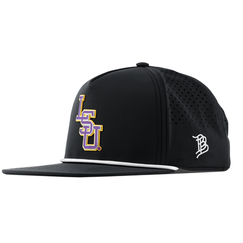 Louisiana State University "LSU Baseball Purple" Flat 5 Panel Rope Black