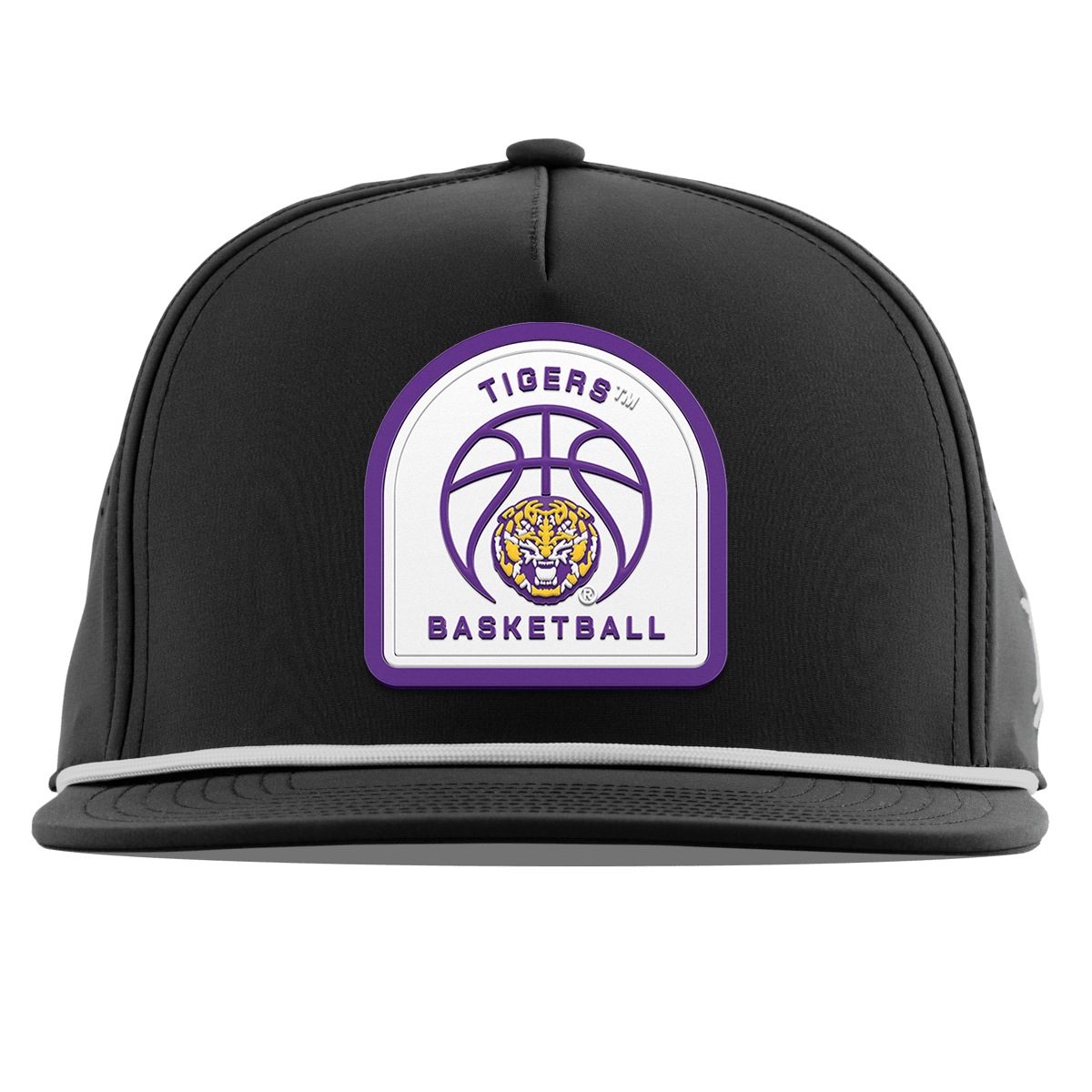 Louisiana State University "LSU Basketball"Flat 5 Panel Rope Black