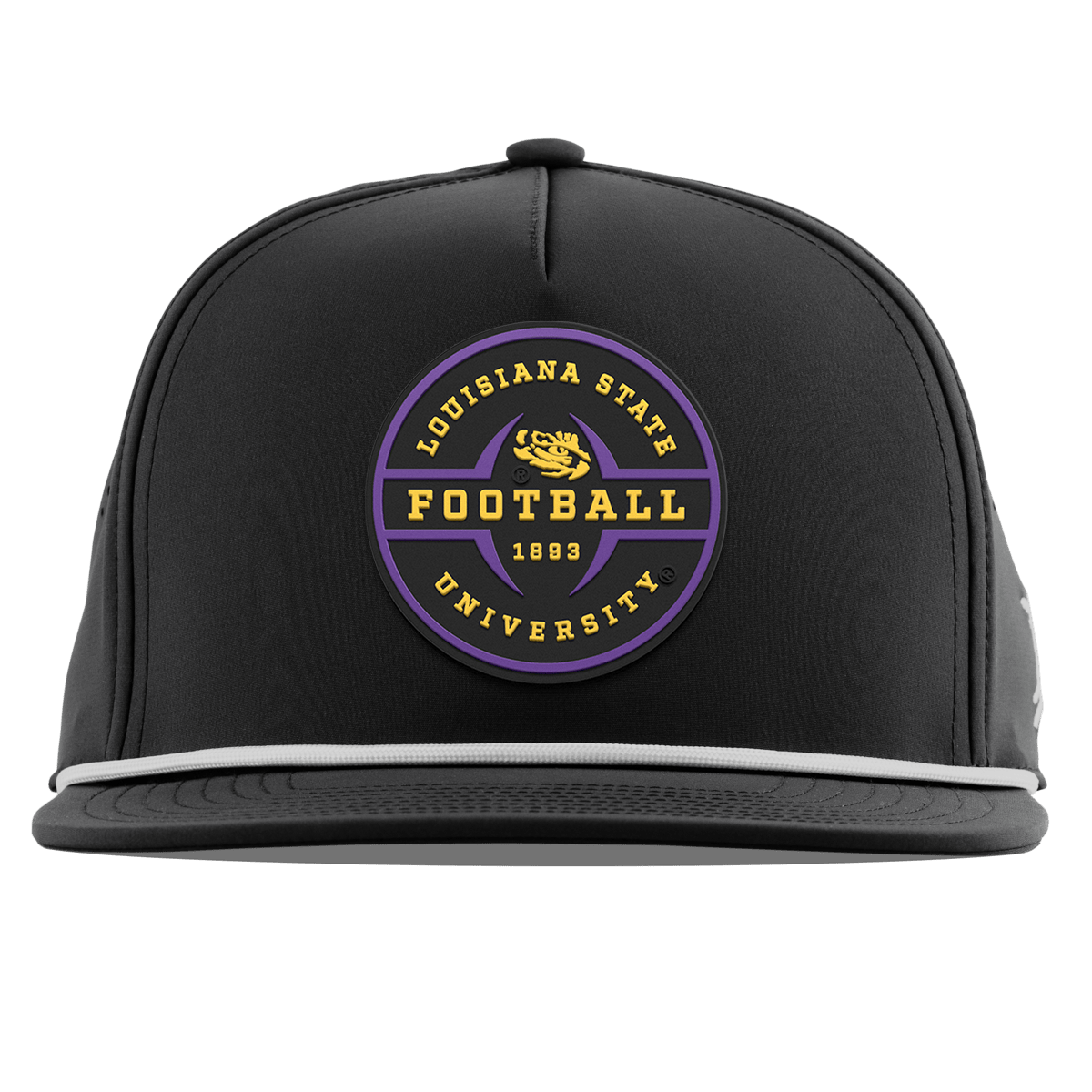 Louisiana State University "LSU Football Legacy" Flat 5 Panel Rope Black
