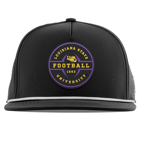 Louisiana State University "LSU Football Legacy" Flat 5 Panel Rope Black