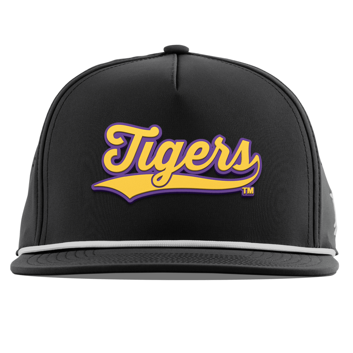Louisiana State University "LSU Tigers Script" Flat 5 Panel Rope Black