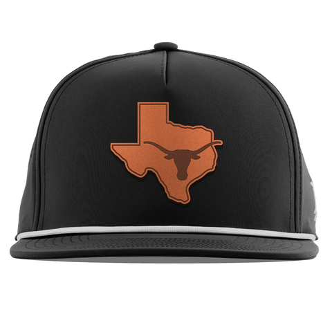 University of Texas "Longhorn State Outline" Flat 5 Panel Rope Black