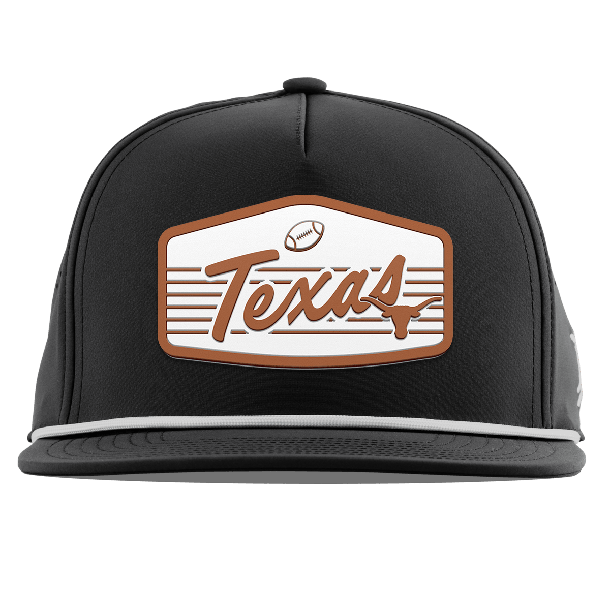 University of Texas "Longhorns Football" Legacy Flat 5 Panel Rope Black