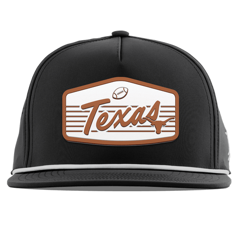 University of Texas "Longhorns Football" Legacy Flat 5 Panel Rope Black