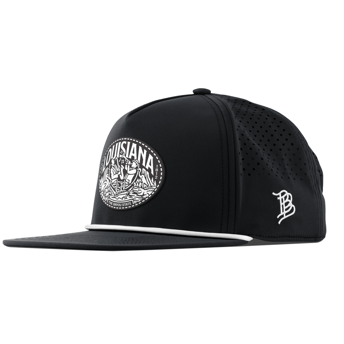 Louisiana Traveler Flat 5 Panel Rope Black