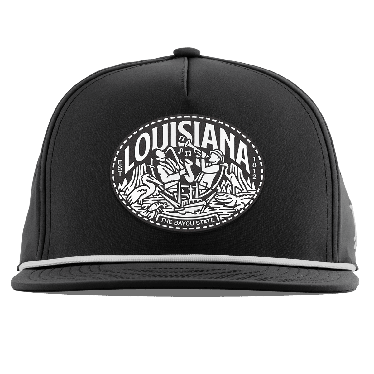 Louisiana Traveler Flat 5 Panel Rope Black