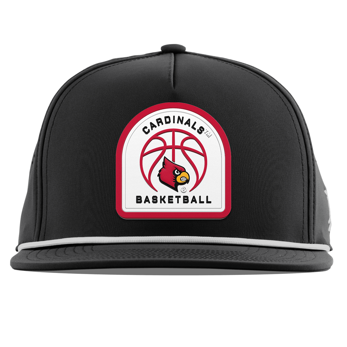 University of Louisville "Louisville Basketball" Flat 5 Panel Rope Black