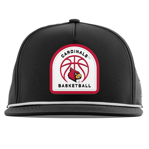 University of Louisville "Louisville Basketball" Flat 5 Panel Rope Black