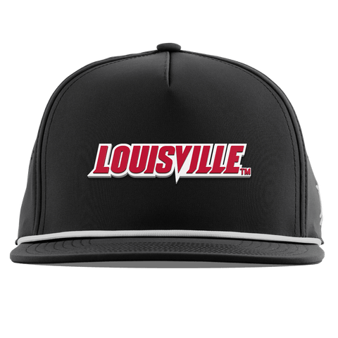 University of Louisville "Louisville Block" Flat 5 Panel Rope Black