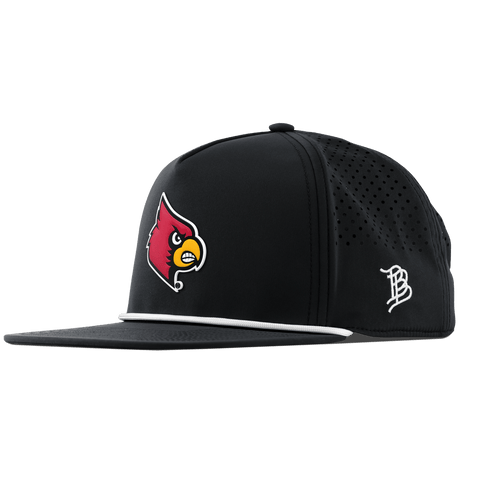 University of Louisville "Louisville Team Logo" Flat 5 Panel Rope Black