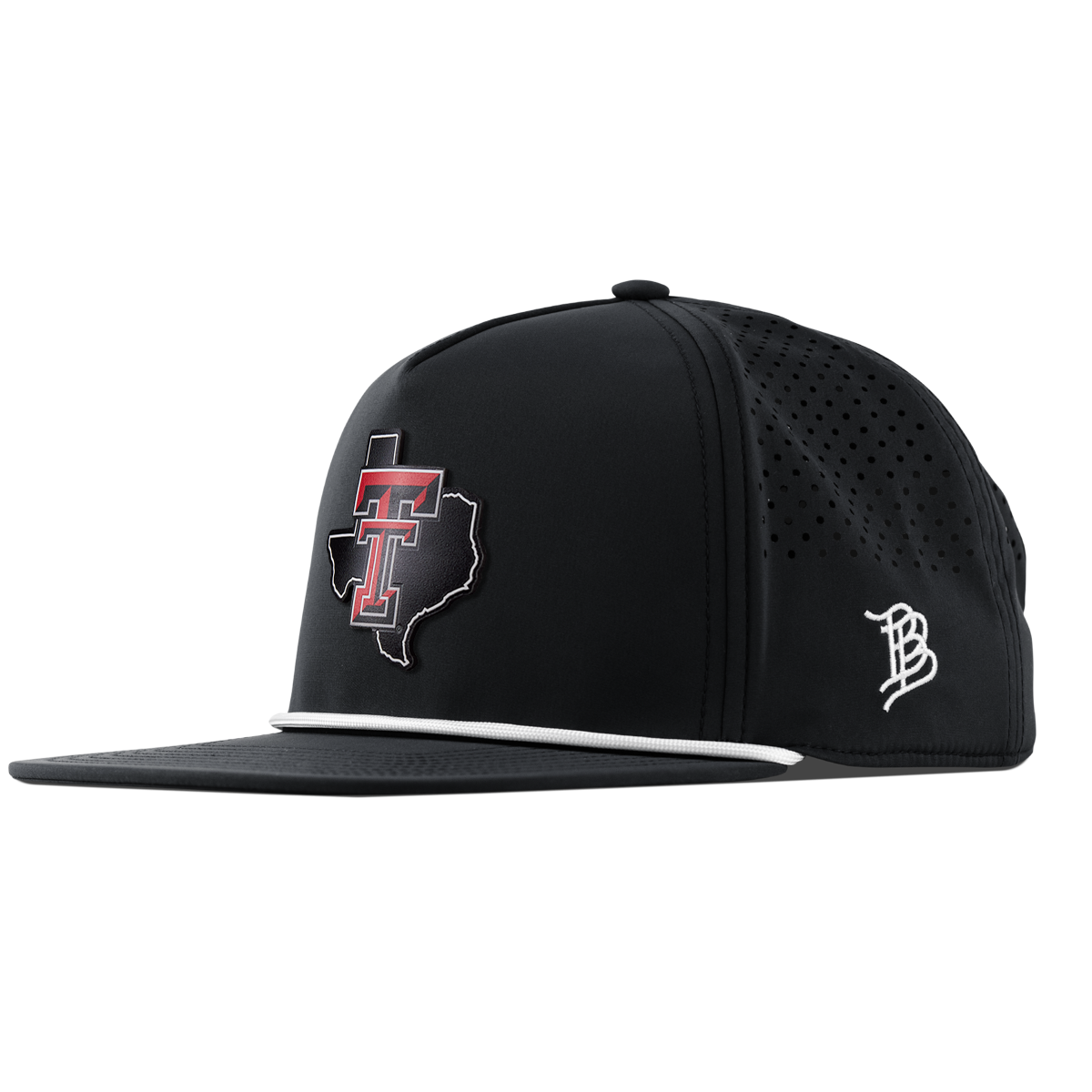 Texas Tech University "Lubbock Local" Flat 5 Panel Rope Black
