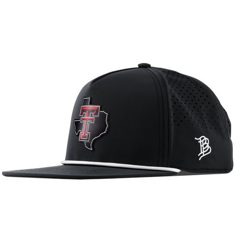 Texas Tech University "Lubbock Local" Flat 5 Panel Rope Black