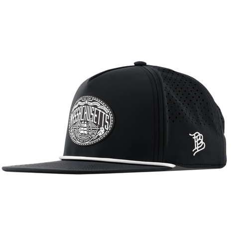 Massachusetts Traveler Flat 5 Panel Rope Black
