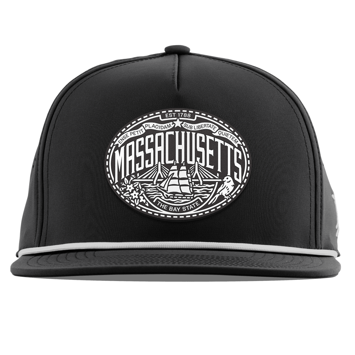 Massachusetts Traveler Flat 5 Panel Rope Black