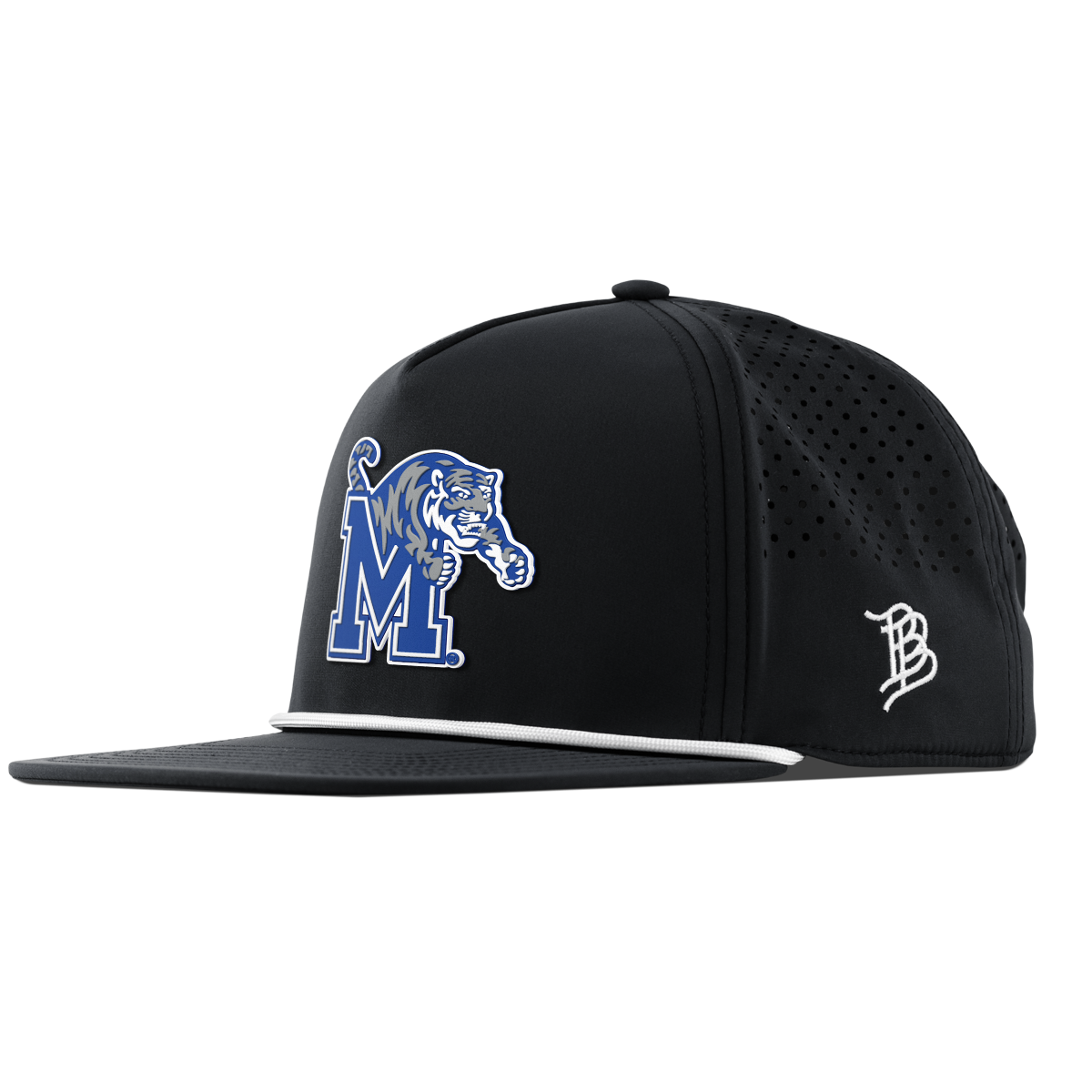 University of Memphis "Memphis Team Logo" Flat 5 Panel Rope Black