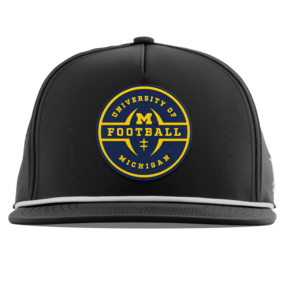 University of Michigan "Michigan Football Legacy" Flat 5 Panel Rope Black