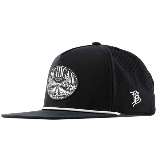 Michigan Traveler Flat 5 Panel Rope Black