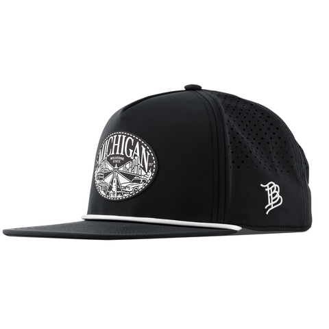 Michigan Traveler Flat 5 Panel Rope Black