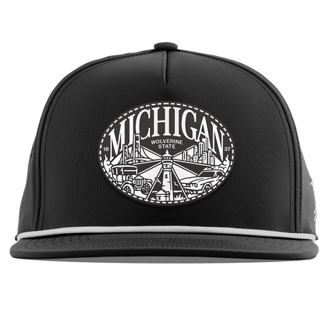 Michigan Traveler Flat 5 Panel Rope Black