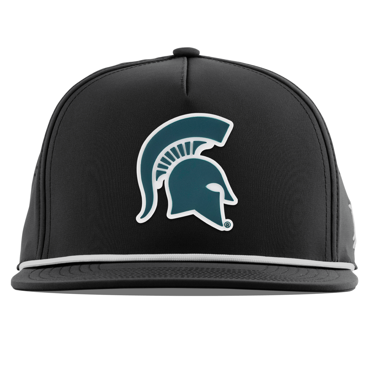 Michigan State University "Michigan State Spartan" Flat 5 Panel Rope Black