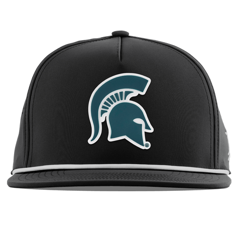 Michigan State University "Michigan State Spartan" Flat 5 Panel Rope Black