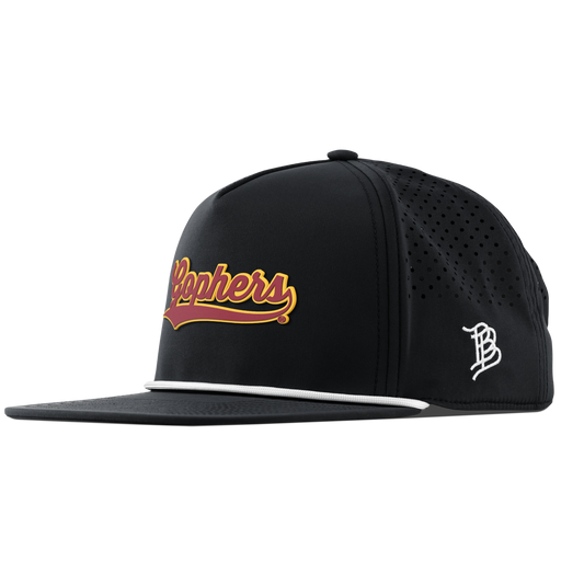University of Minnesota "Minnesota Gophers Script" Flat 5 Panel Rope Black