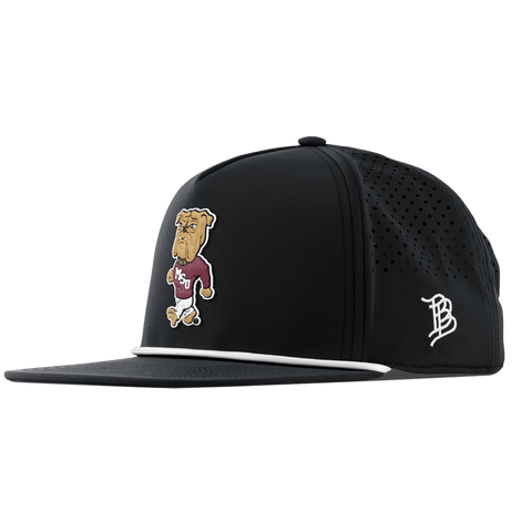 Mississippi State University "Mississippi State Bully" Flat 5 Panel Rope Black