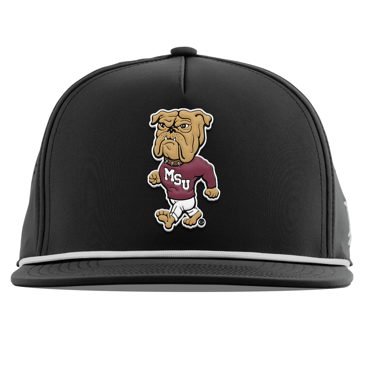 Mississippi State University "Mississippi State Bully" Flat 5 Panel Rope Black