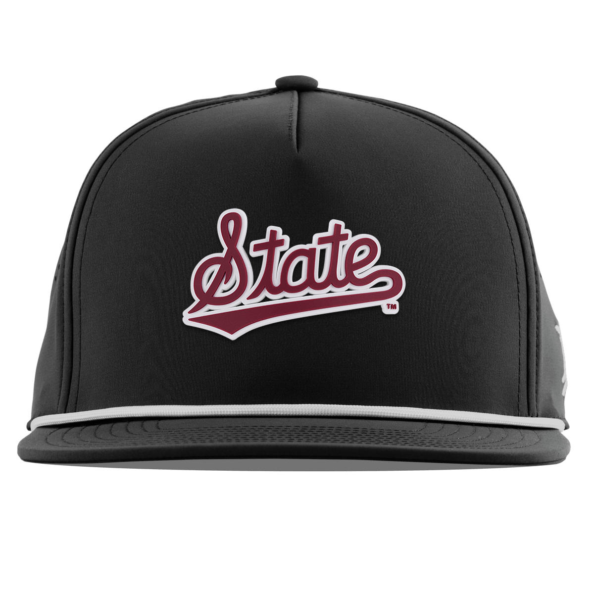 Mississippi State "Mississippi State Script" Flat 5 Panel Rope Black