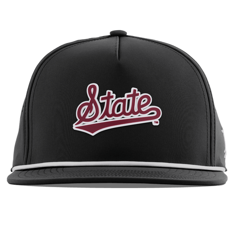 Mississippi State "Mississippi State Script" Flat 5 Panel Rope Black