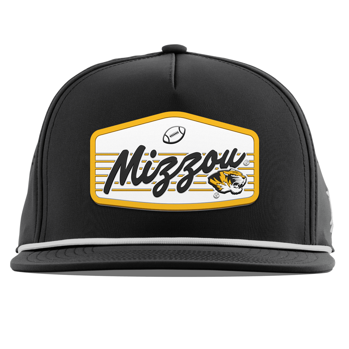 University of Missouri "Missouri Football Legacy" Flat 5 Panel Rope Black